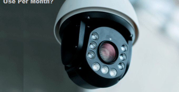 How Much Data Does a Security Camera Use Per Month?